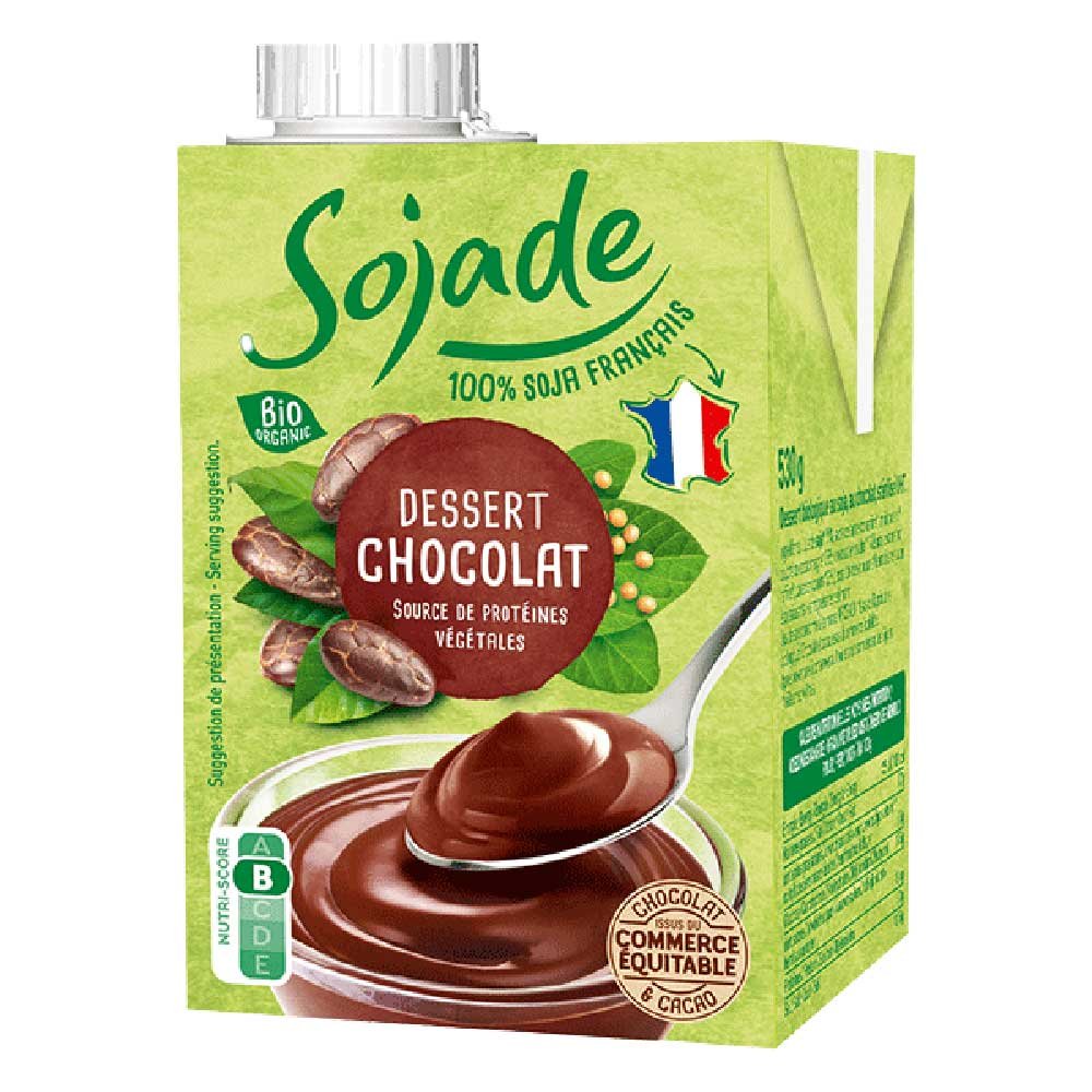 Organic Chocolate Soya Dessert - Custard Sojade 530g