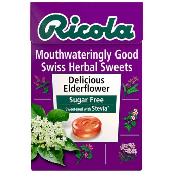 Delicious Elderflower with Stevia - box Ricola 45g