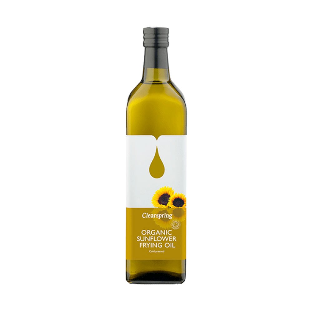 Organic Sunflower Oil - for Frying Clearspring 1l