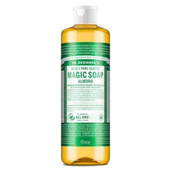 Organic Almond Liquid Soap (1/2 case) Dr. Bronner 6x475ml