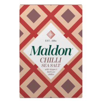 Chilli Sea Salt - carton Maldon 100g