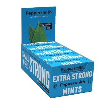Extra Strong Dental Mints (25 mints) Peppersmith 15g Extra Strong Dental Mints (25 mints) Peppersmith 15g