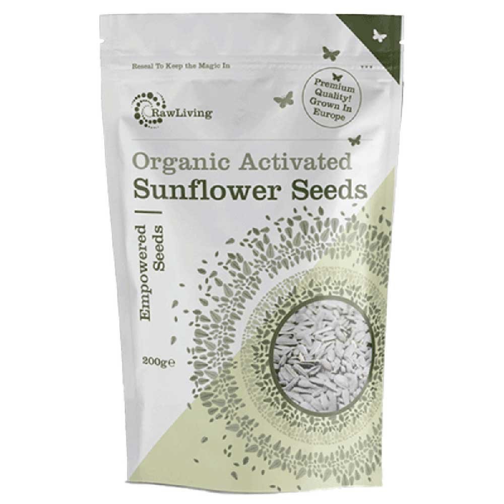 Organic Activated Sunflower Seeds Raw Living 200g Organic Activated Sunflower Seeds Raw Living 200g