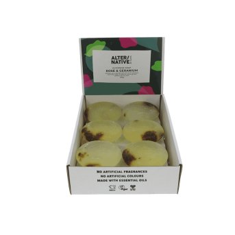 Rose & Geranium Glycerine Soap Alter-Native by Suma 90g