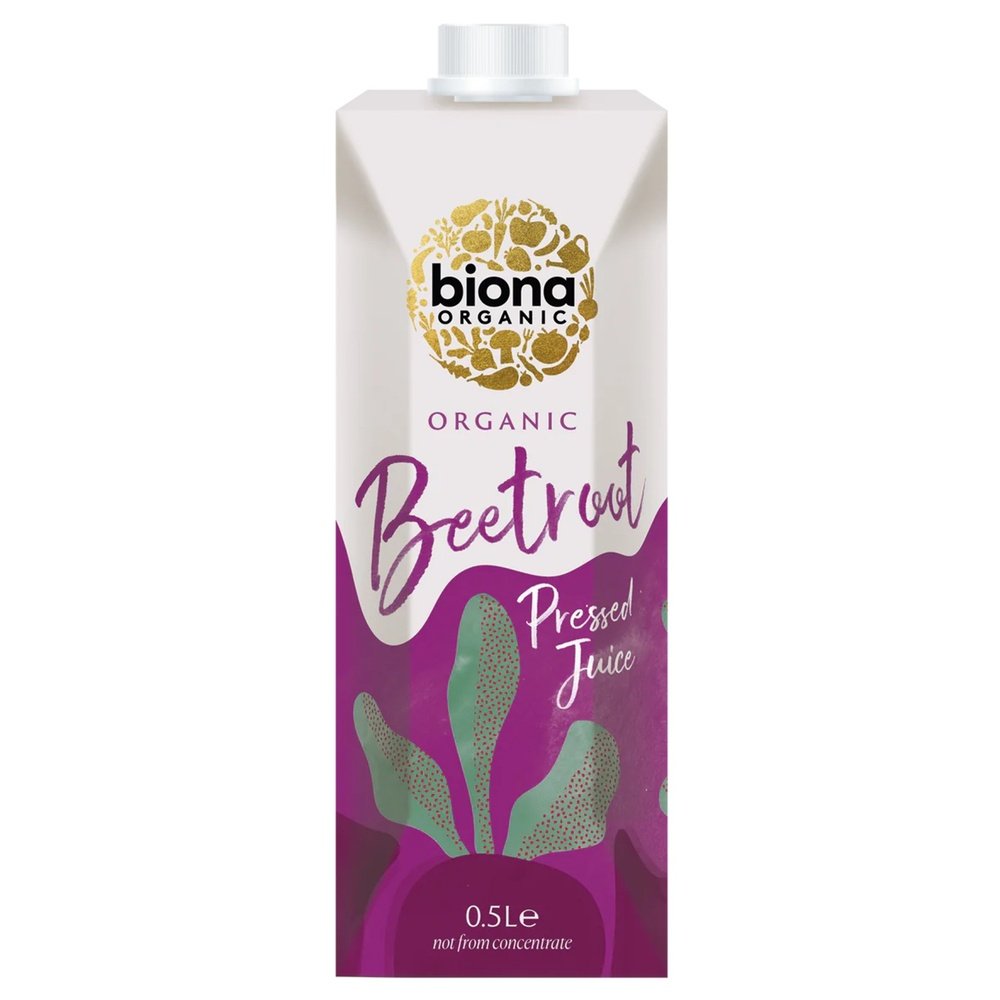 Organic Beetroot Juice - Tetra Biona 12x500ml Organic Beetroot Juice - Tetra Biona 12x500ml