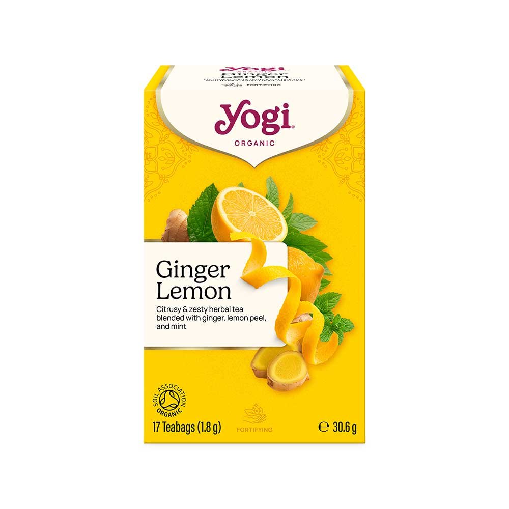 Organic Ginger Lemon Tea Yogi 6x17bags Organic Ginger Lemon Tea Yogi 6x17bags