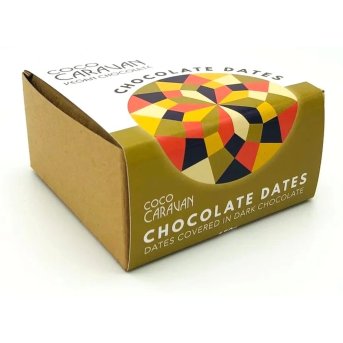 Organic Chocolate Covered Dates Coco Caravan 4x150g Organic Chocolate Covered Dates Coco Caravan 4x150g