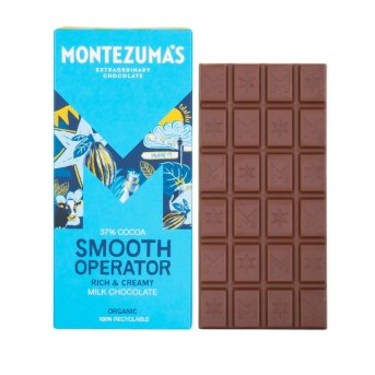 Organic Smooth Operator - Milk Chocolate Montezuma 12x90g Organic Smooth Operator - Milk Chocolate Montezuma 12x90g