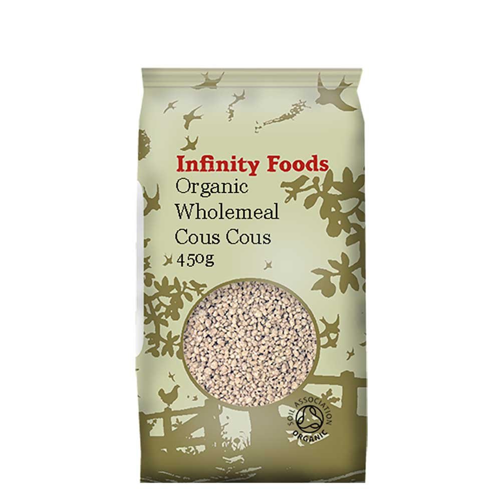 Organic Wholemeal Couscous - Italy Infinity Foods 450g Organic Wholemeal Couscous - Italy Infinity Foods 450g