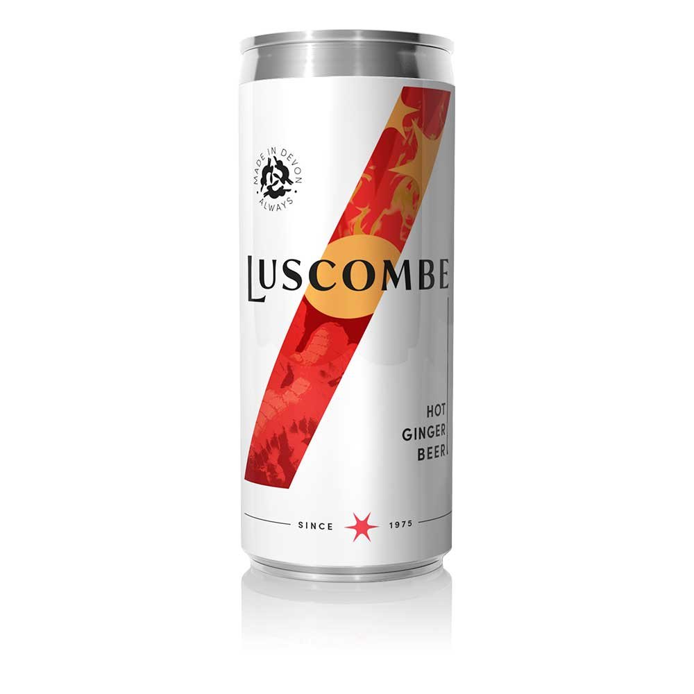 Organic Hot Ginger Beer - can Luscombe 320ml