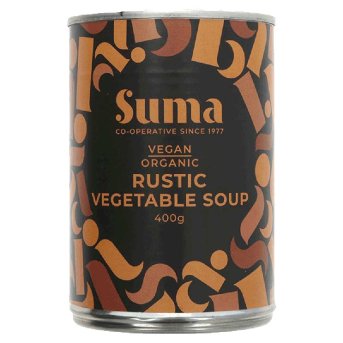 Organic Rustic Vegetable Soup Suma 12x400g Organic Rustic Vegetable Soup Suma 12x400g