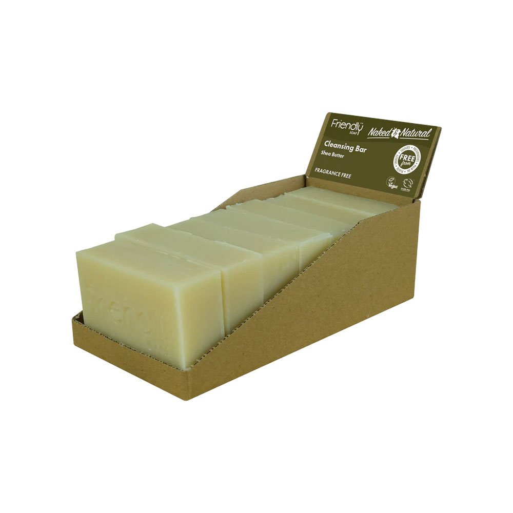 Cleansing Bar - Shea Butter - Fragrance-free - Naked & Natural Friendly Soap 95g