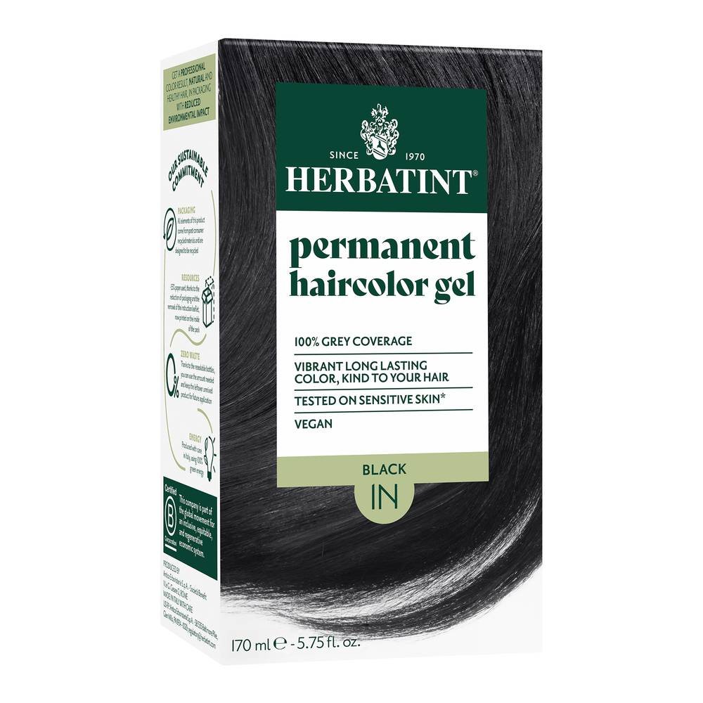 1N - Black - Hair Colour Herbatint 1x1pack