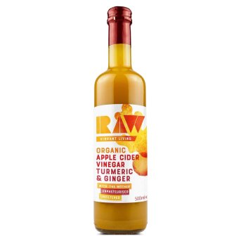 Organic Raw ACV Infusion with Turmeric & Ginger Raw Health 12x500ml Organic Raw ACV Infusion with Turmeric & Ginger Raw Health 12x500ml