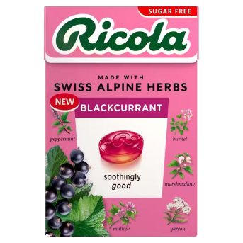 Blackcurrant with Stevia - box Ricola 20x45g