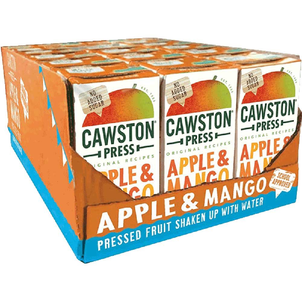 Apple & Mango Fruit Water - multipack Cawston Press 3x200ml Apple & Mango Fruit Water - multipack Cawston Press 3x200ml