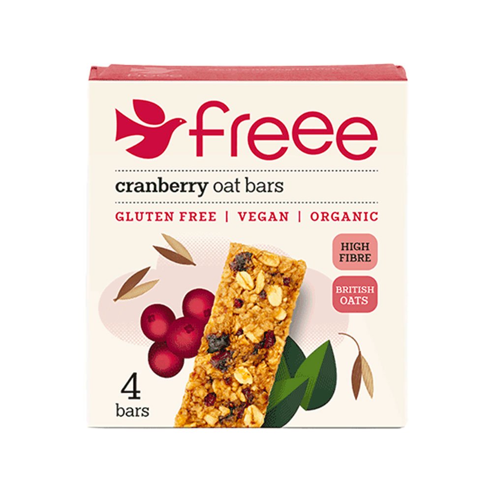 Organic Multipack Cranberry Oat Bars Freee from Doves Farm 4
