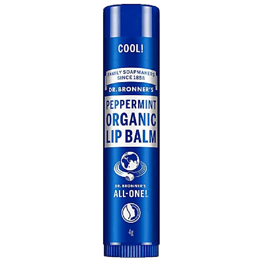 Organic Peppermint Lip Balm Dr. Bronner 4g