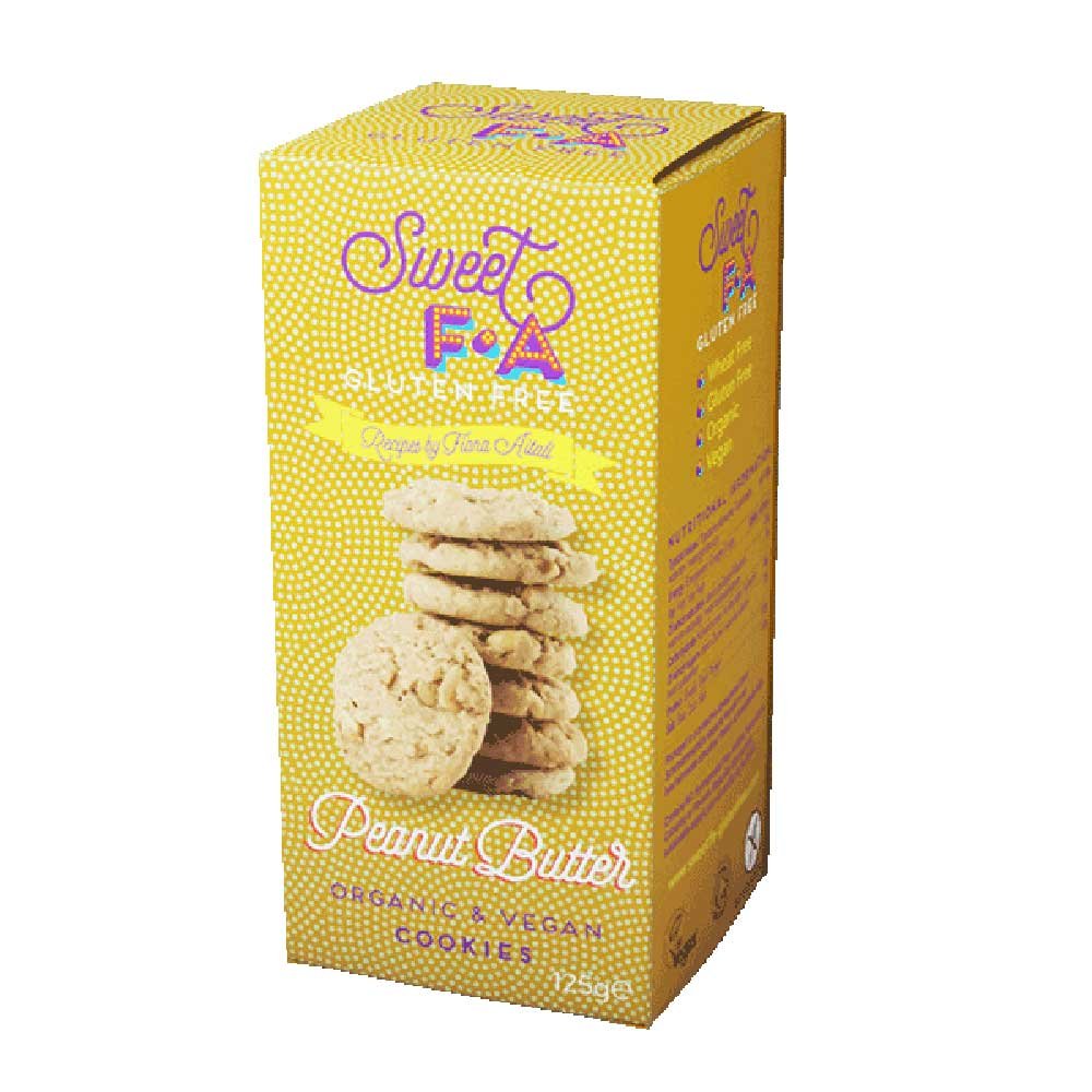 Organic Peanut Butter Cookies Sweet FA 125g