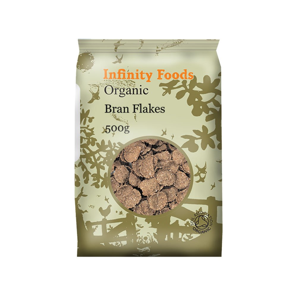 Organic Bran Flakes Infinity Foods 500g