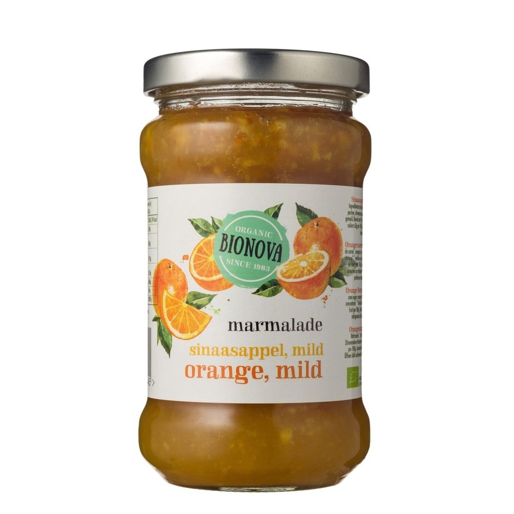 Organic Orange Marmalade - mild Bionova 6x340g