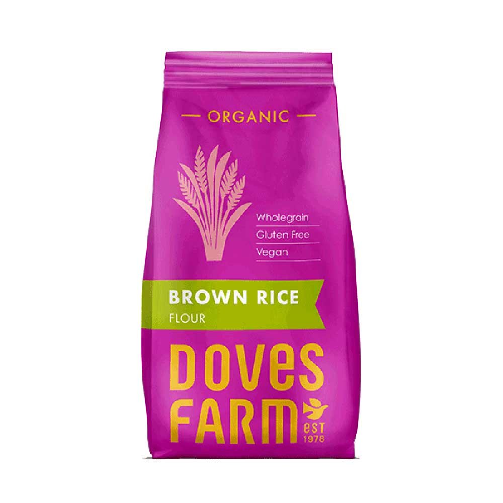 Organic Brown Rice Flour Doves Farm 290g Organic Brown Rice Flour Doves Farm 290g
