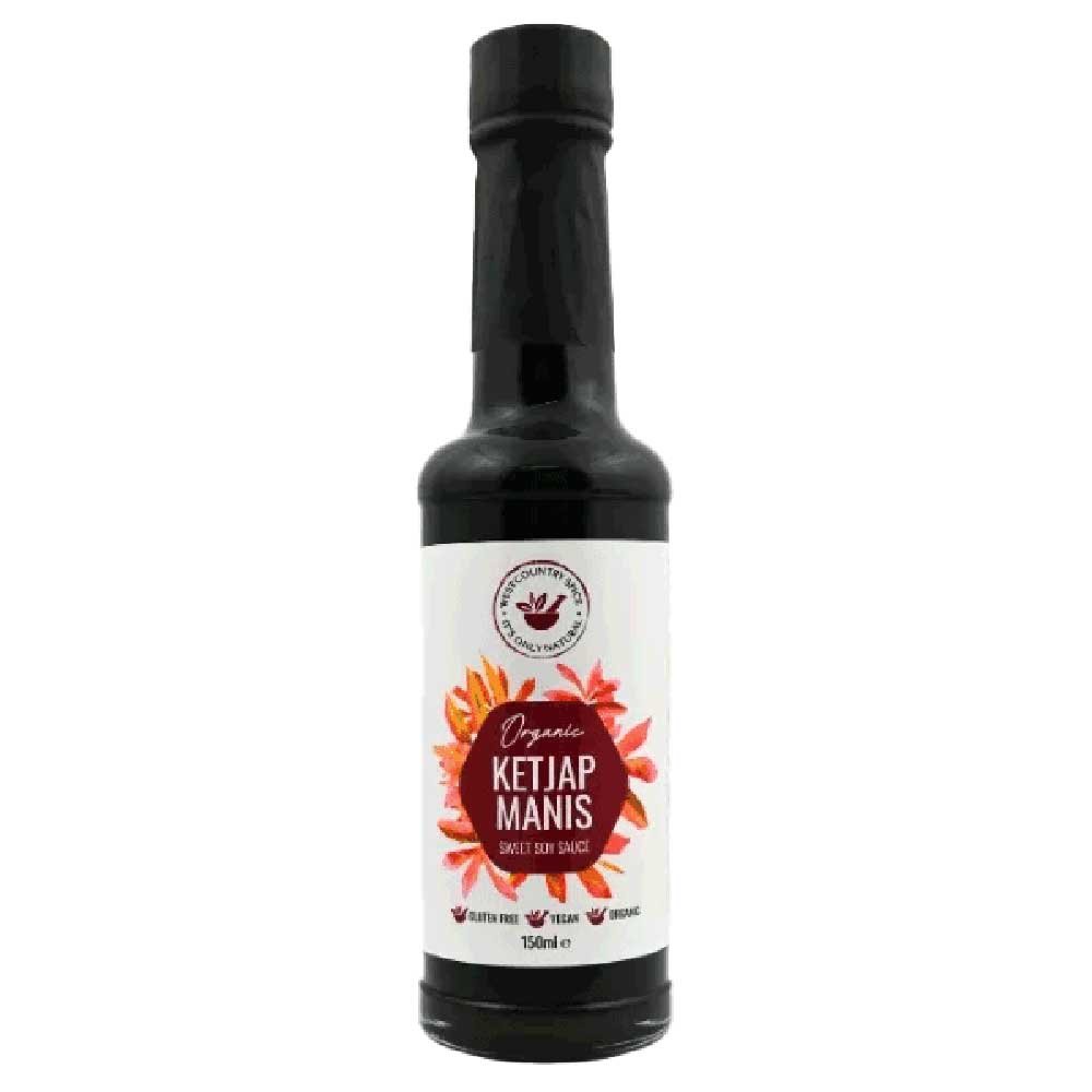 Organic Ketjap Manis Sweet Soy Sauce Westcountry Spice 150ml Organic Ketjap Manis Sweet Soy Sauce Westcountry Spice 150ml