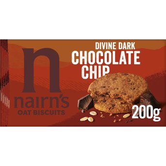 Dark Chocolate Chip Oat Biscuits Nairn's 200g