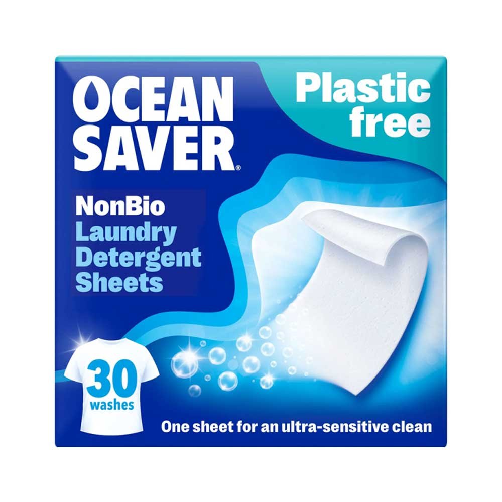 Non-Bio Laundry Detergent Sheets - 30 Pack Ocean Saver 10x30sheets Non-Bio Laundry Detergent Sheets - 30 Pack Ocean Saver 10x30sheets