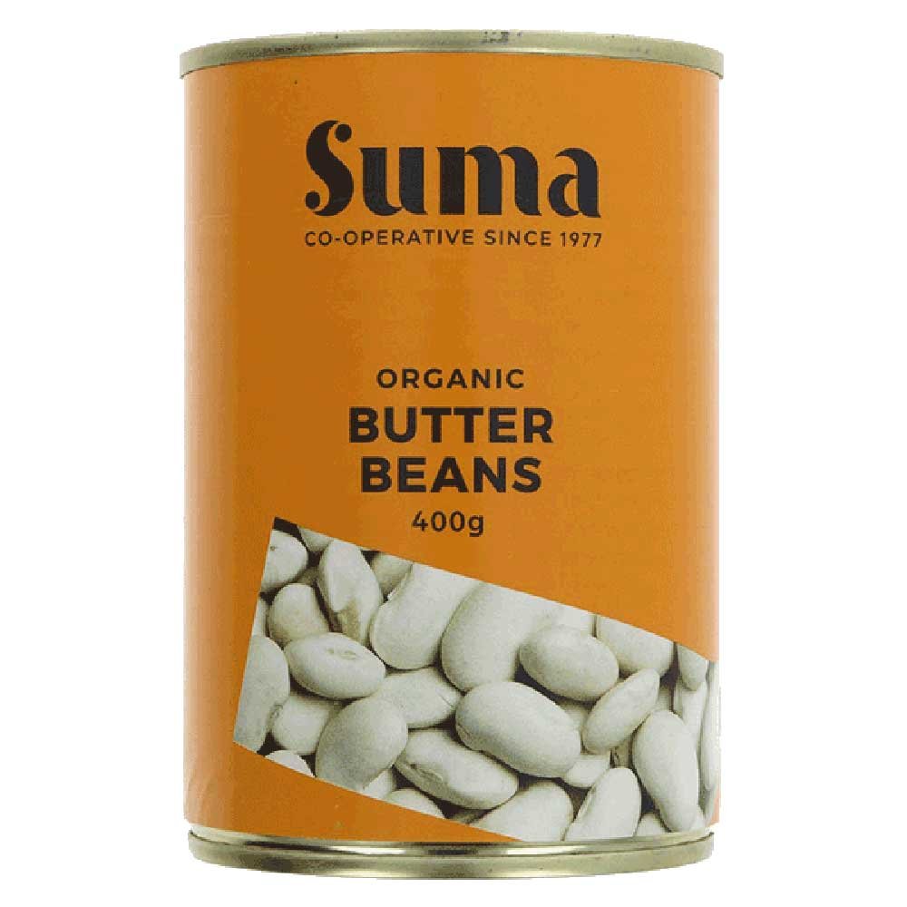 Organic Butter Beans Suma 400g