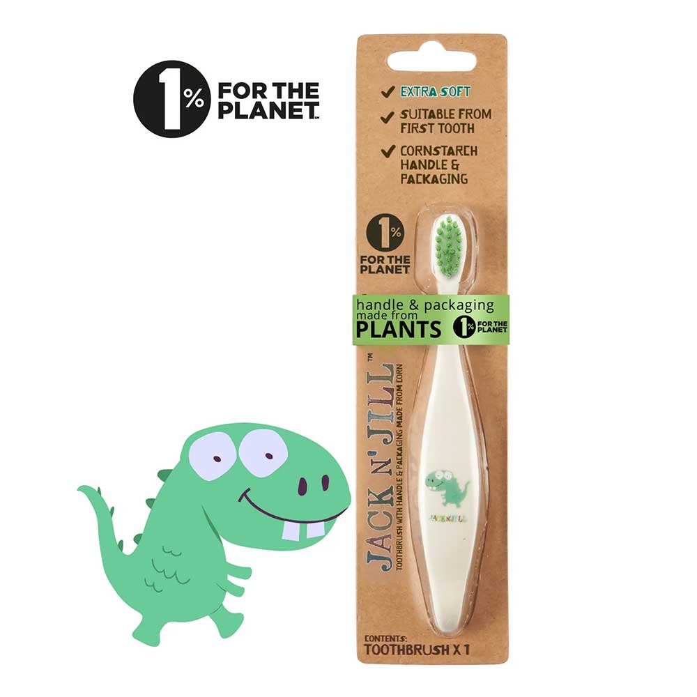 Bio Toothbrush - Dino Jack N'Jill 1 Bio Toothbrush - Dino Jack N'Jill 1