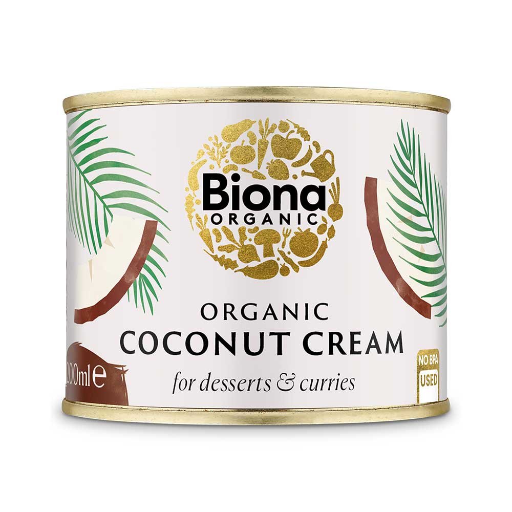 Organic Coconut Cream Biona 8x200ml