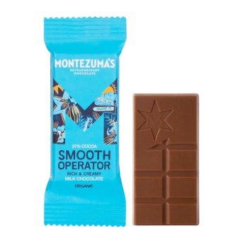 Organic Smooth Operator - Milk Chocolate - mini Montezuma 26x25g Organic Smooth Operator - Milk Chocolate - mini Montezuma 26x25g