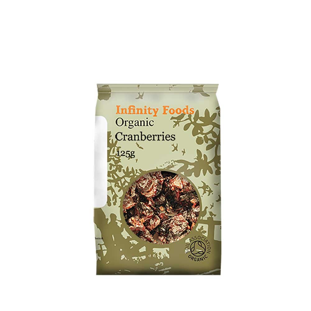 Organic Cranberries with Apple Juice Infinity Foods 6x125g
