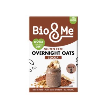 Cocoa Gluten-free Overnight Oats Bio & Me 5x350g Cocoa Gluten-free Overnight Oats Bio & Me 5x350g