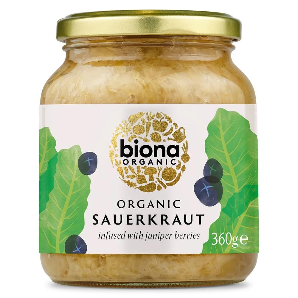 Organic Sauerkraut - small Biona 6x360g Organic Sauerkraut - small Biona 6x360g
