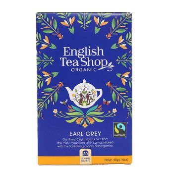 Organic Earl Grey Tea Bags - FT English Tea Shop 20bgs