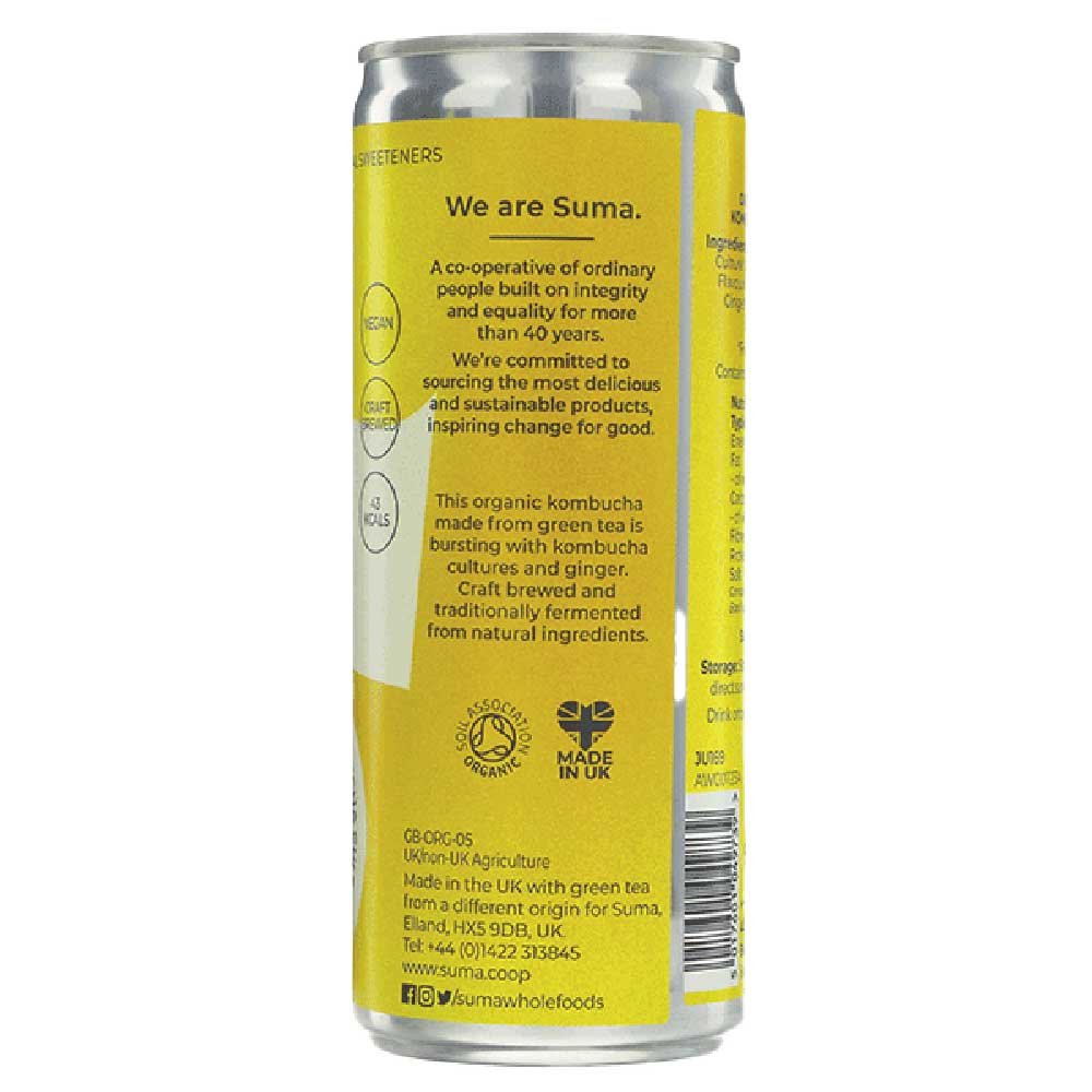Organic Ginger Kombucha Suma 250ml