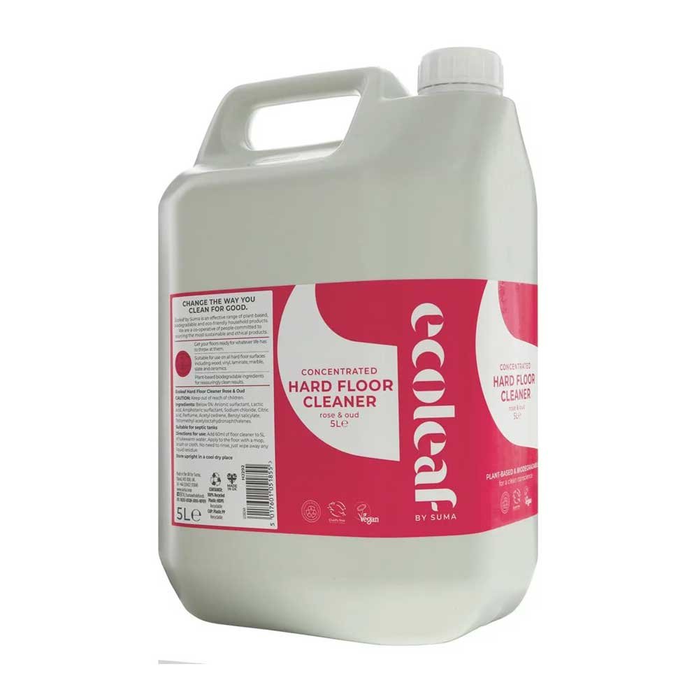 Hard Floor Cleaner - Rose & Oud Ecoleaf 5l