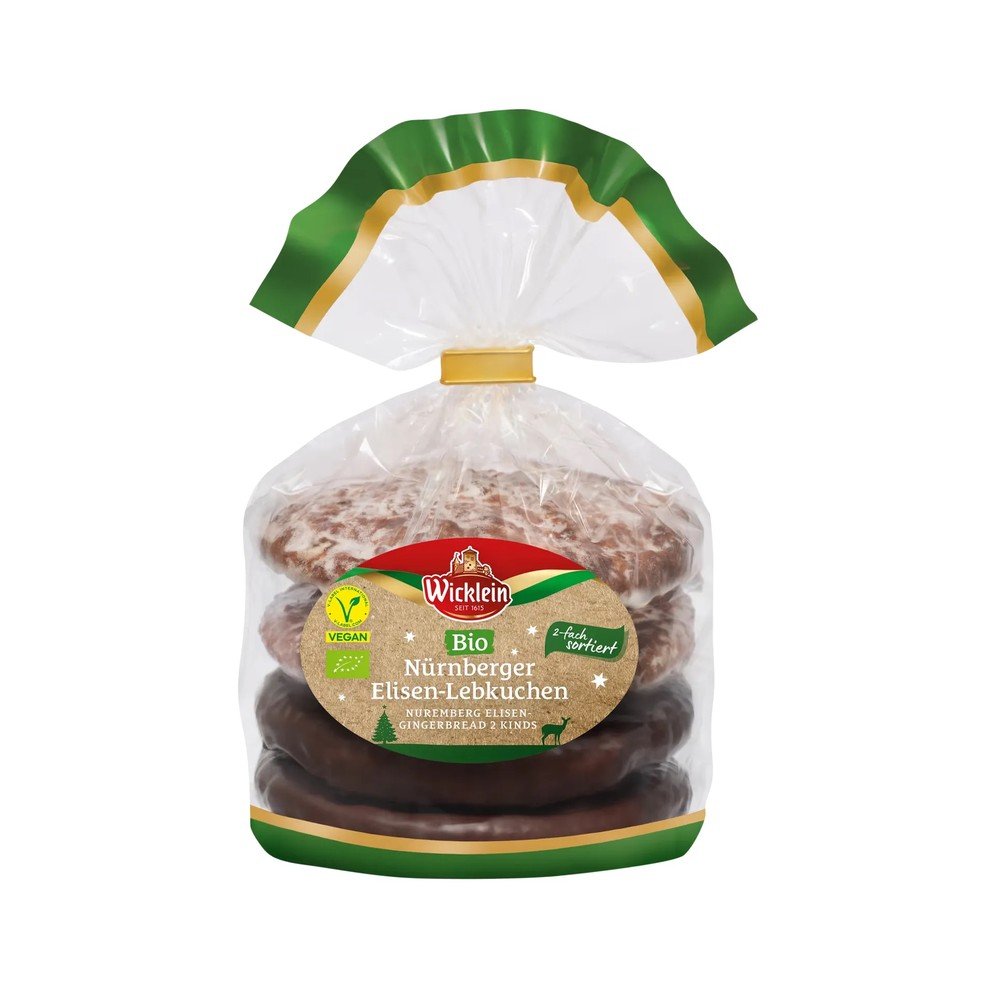 Organic Assorted Elisen Lebkuchen Wicklein 16x275g