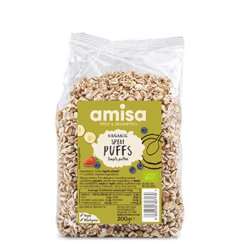 Organic Spelt Puffs - vegan Amisa 200g
