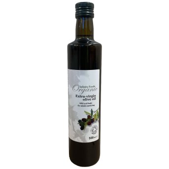 Organic Olive Oil - Extra Virgin - Greece - glass bottle Inf
