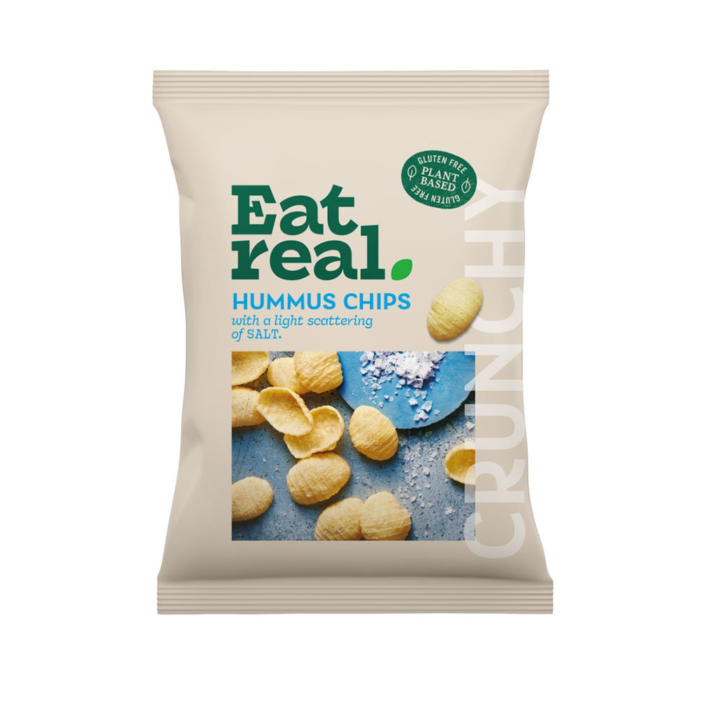 Sea Salt Hummus Chips - large Eat Real 110g