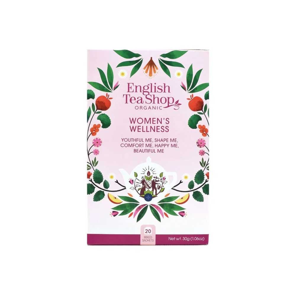 Organic Woman's Wellness - selection pack - Tea Bags English Tea Shop 6x20bags Organic Woman's Wellness - selection pack - Tea Bags English Tea Shop 6x20bags