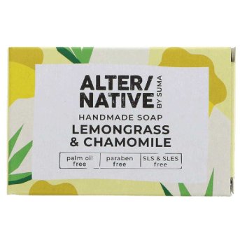 Lemongrass & Chamomile - boxed soap Alter-Native by Suma 95g