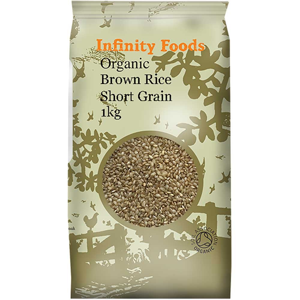 Organic Brown Rice Short Grain - Italy Infinity Foods 1kg