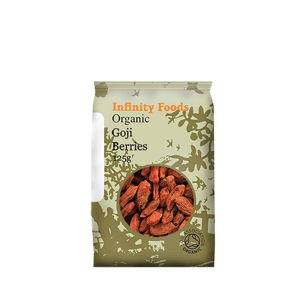Organic Goji Berries Infinity Foods 125g
