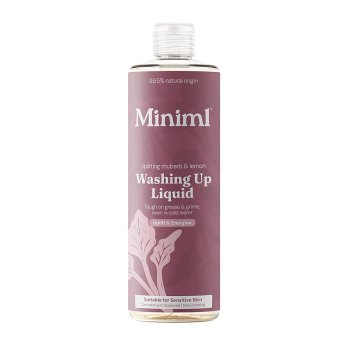 Washing Up Liquid - Rhubarb & Lemon Miniml 6x400ml Washing Up Liquid - Rhubarb & Lemon Miniml 6x400ml