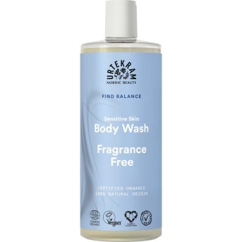Organic Sensitive Skin Body Wash Fragrance Free Urtekram 6x500ml