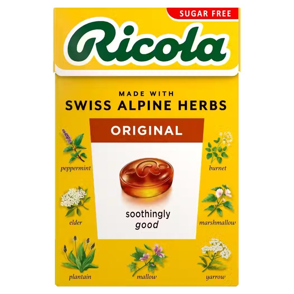 The Original with Stevia - box Ricola 20x45g The Original with Stevia - box Ricola 20x45g